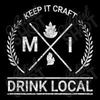 Drink Local Michigan Vintage Craft Beer Brewing T Shirt Men's Long Sleeve Pajama Set | Artistshot