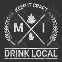 Drink Local Michigan Vintage Craft Beer Brewing T Shirt Vintage Hoodie And Short Set | Artistshot