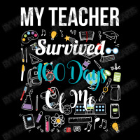 My Teacher Survived 100 Days Of Me Men's 3/4 Sleeve Pajama Set | Artistshot