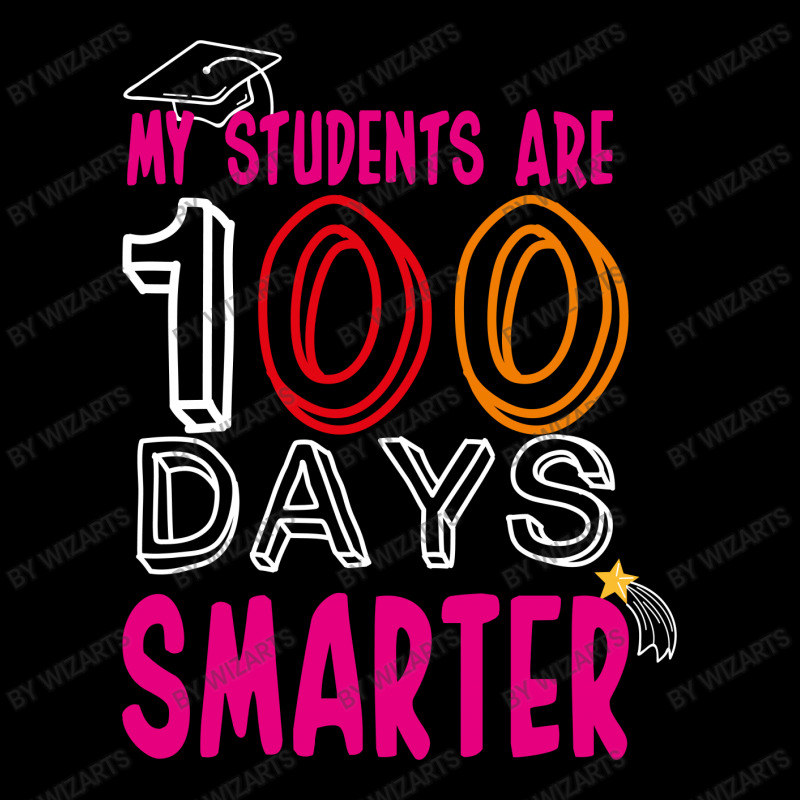 My Students Are 100 Day Smarter V-neck Tee | Artistshot