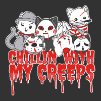 Chillin With My Creeps Cat Horror Serial Killer Halloween T Shirt Baby Bodysuit | Artistshot