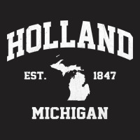 Holland Michigan Mi Vintage State Athletic Style Sweatshirt T-shirt | Artistshot