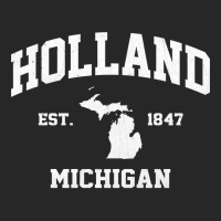 Holland Michigan Mi Vintage State Athletic Style Sweatshirt Men's T-shirt Pajama Set | Artistshot