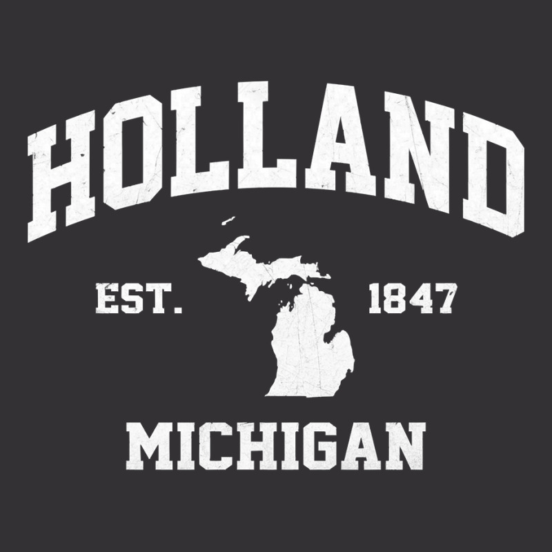 Holland Michigan Mi Vintage State Athletic Style Sweatshirt Vintage Hoodie | Artistshot