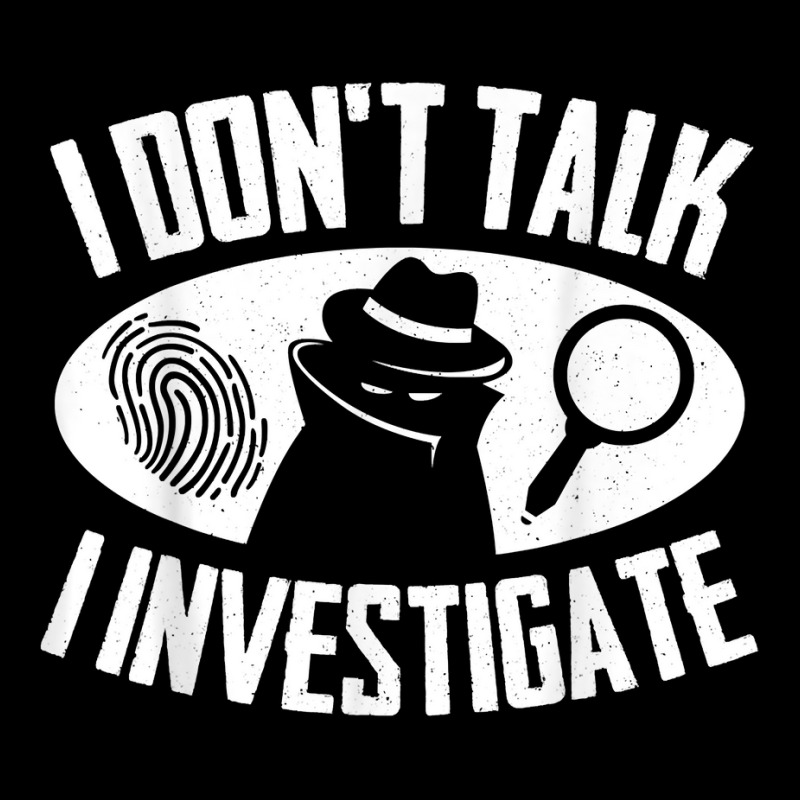 Secret Spy Private Eye Crimescene Investigator I Dont T Shirt Cropped Hoodie by efronpngoick3 | Artistshot