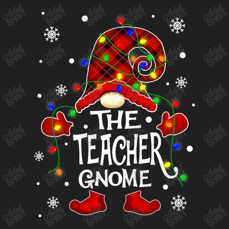 The Teacher Gnome Matching Family Group Christmas Lights T Shirt Ladies Polo Shirt by Jeremy_Hutson | Artistshot