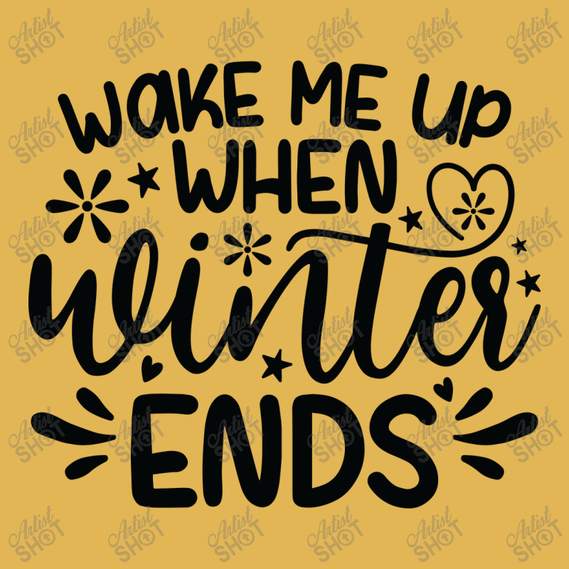 Wake Me Up When Winter Ends Vintage Hoodie And Short Set | Artistshot