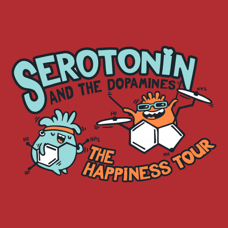 Serotonin & The Dopamines Ladies Fitted T-Shirt by sayasiti | Artistshot