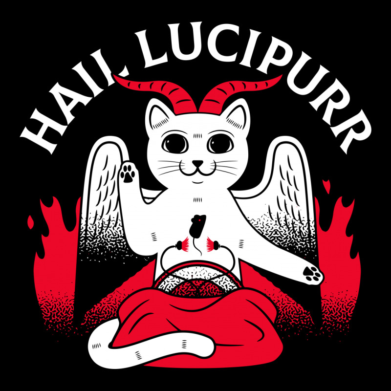 Hail Lucipurr Zipper Hoodie | Artistshot