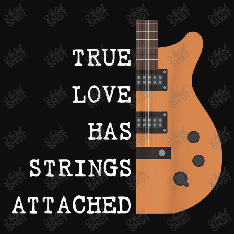 Guitar Player True Love Strings Attached For Guitarist Music T Shirt Crop Top by RoyalStore | Artistshot