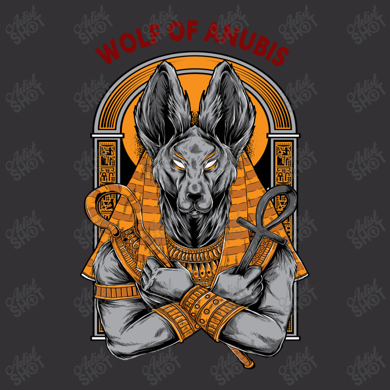 Wolf Of Anubis Vintage Hoodie by thebrandal | Artistshot