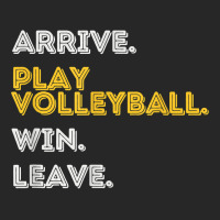 Arrive. Play Volleyball. Win. Leave.   Fun Volleyball Player T Shirt Men's T-shirt Pajama Set | Artistshot