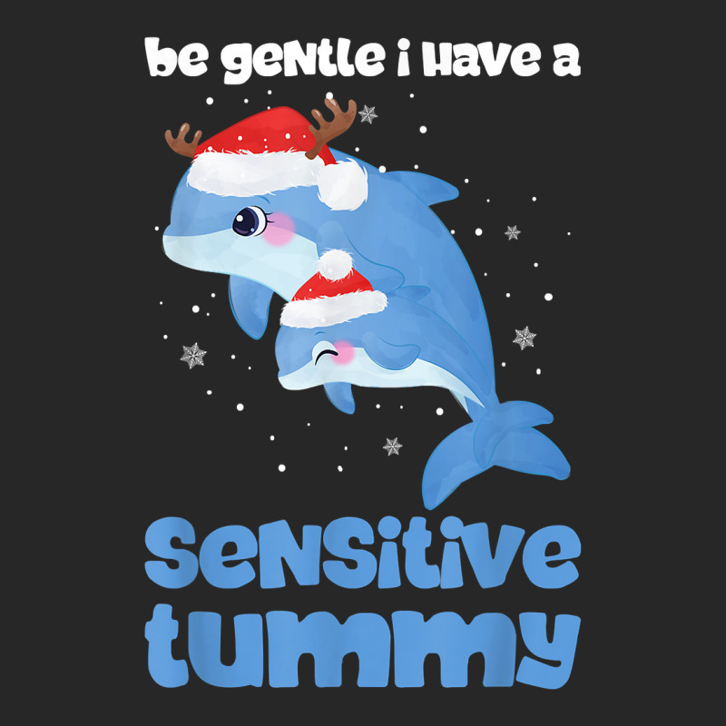 Be Gentle I Have A Sensitive Tummy Funny Christmas T Shirt Women's Pajamas Set by moneyydopoienlc | Artistshot