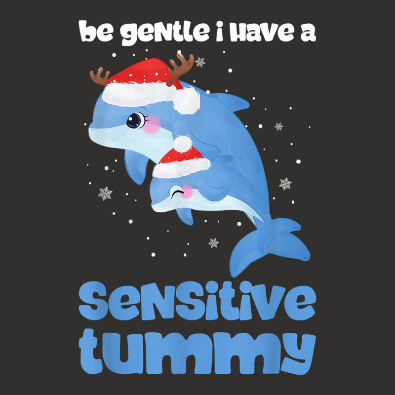 Be Gentle I Have A Sensitive Tummy Funny Christmas T Shirt Champion Hoodie by moneyydopoienlc | Artistshot