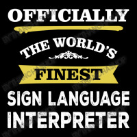 The World's Finest Sign Language Interpreter Pocket T-shirt | Artistshot