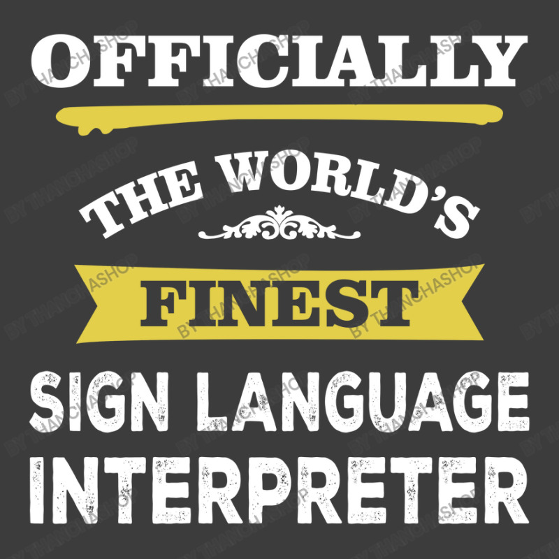 The World's Finest Sign Language Interpreter Men's Polo Shirt by thanchashop | Artistshot