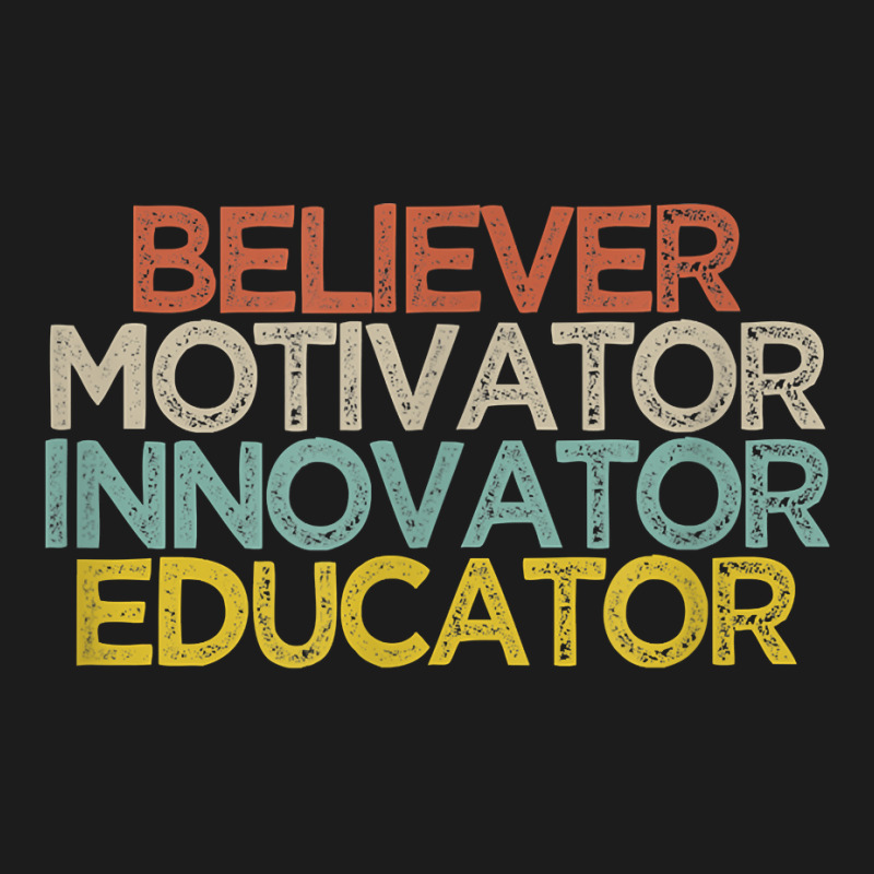 Believer Motivator Innovator Educator T Shirt Hoodie & Jogger set by rostinoko | Artistshot