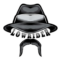 Lowrider Hat & Moustache, Chicano Cholo, Latino Low Rider T Shirt Full ...