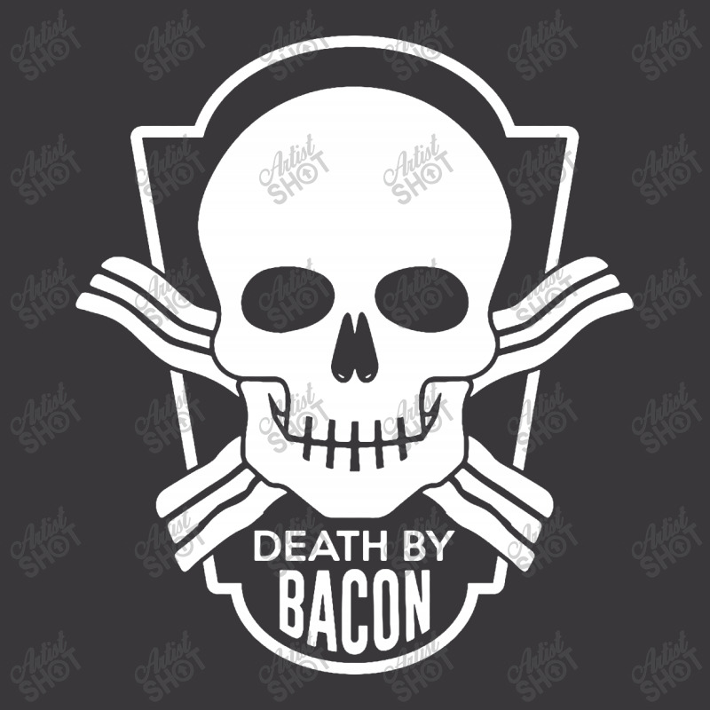 Butcher   Death By Bacon Ladies Curvy T-Shirt by Vanode Art | Artistshot