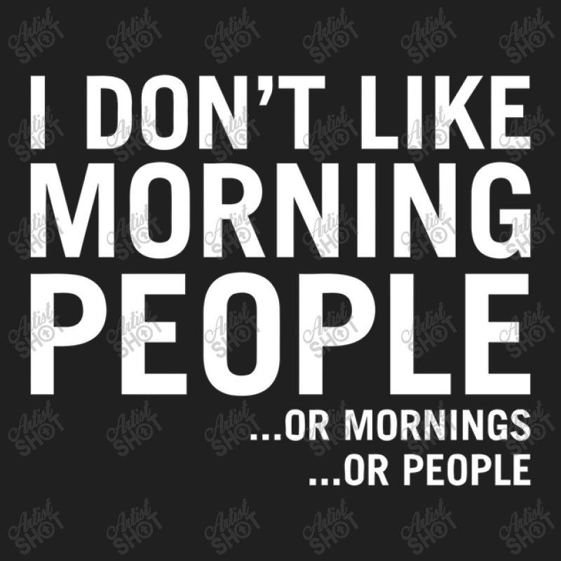 I Don't Like Morning People Ladies Polo Shirt by yudihap | Artistshot