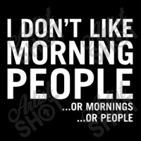 I Don't Like Morning People Cropped Sweater | Artistshot