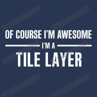 I'm Awesome I'm A Tile Layer Men Denim Jacket | Artistshot