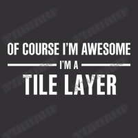 I'm Awesome I'm A Tile Layer Vintage Short | Artistshot