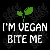 I'm Vegan Bite Me Adjustable Cap | Artistshot