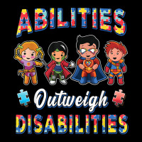 Autism Awareness Shirt Boys Abilities Outweigh Disabilities T Shirt Zipper Hoodie | Artistshot