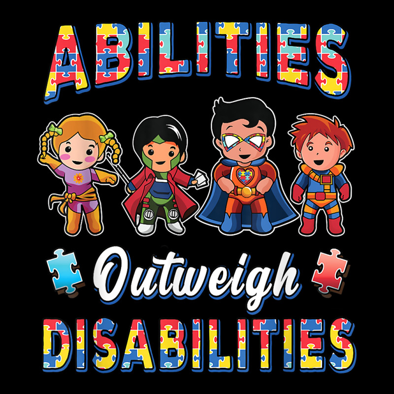 Autism Awareness Shirt Boys Abilities Outweigh Disabilities T Shirt Long Sleeve Shirts by RosalbaIncorvaia | Artistshot