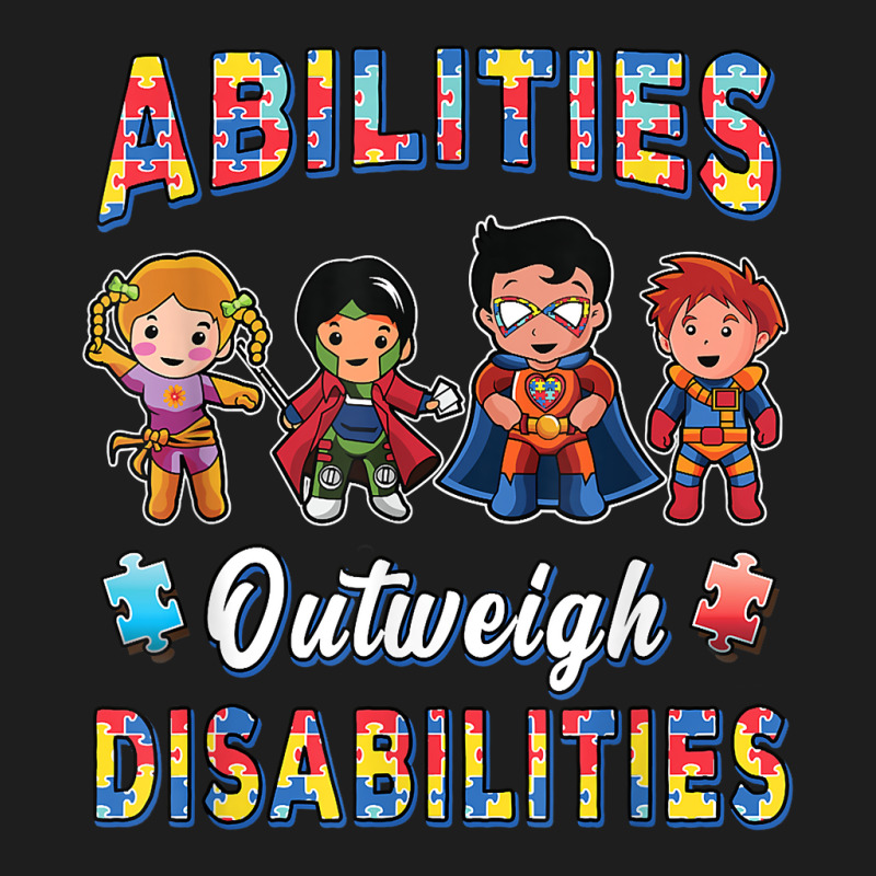 Autism Awareness Shirt Boys Abilities Outweigh Disabilities T Shirt Classic T-shirt by RosalbaIncorvaia | Artistshot