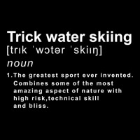 Water Ski Trick Definition T Shirt Legging | Artistshot