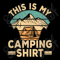 Funny Camp Camper Retro Camping Tent This Is My Camping T Shirt Zipper Hoodie | Artistshot