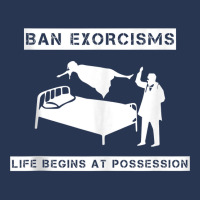 Ban Exorcisms Life Begins At Possession Apparel Tank Top Ladies Denim Jacket | Artistshot