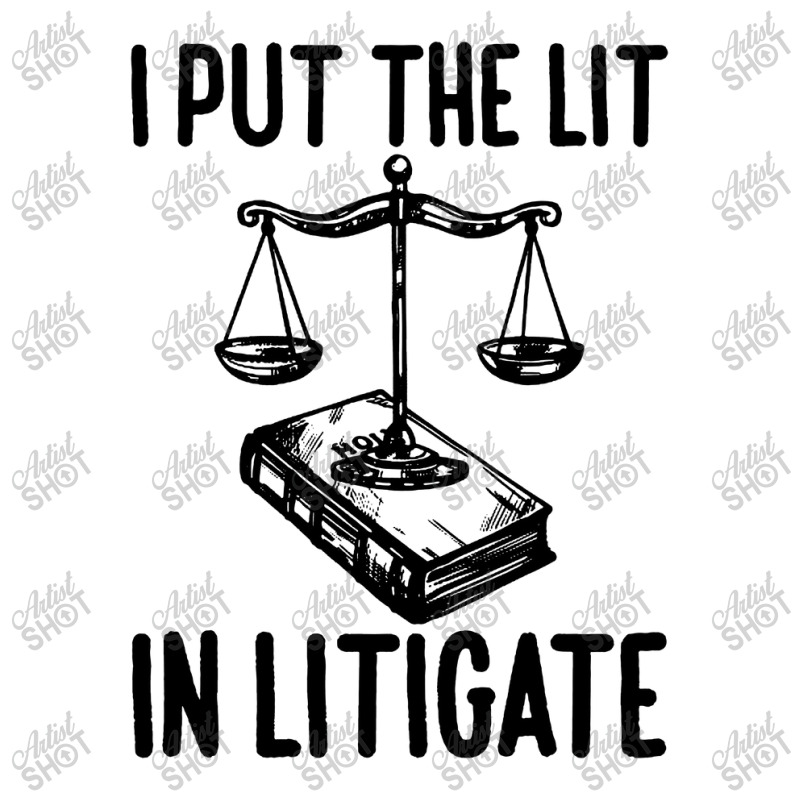 I Put The Lit In Litigate Women's V-Neck T-Shirt by IPTU | Artistshot