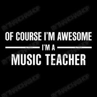 I'm Awesome I'm A Music Teacher Youth Hoodie | Artistshot