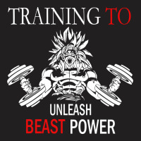 Train Hard  Unleash The Beast Power T-shirt | Artistshot
