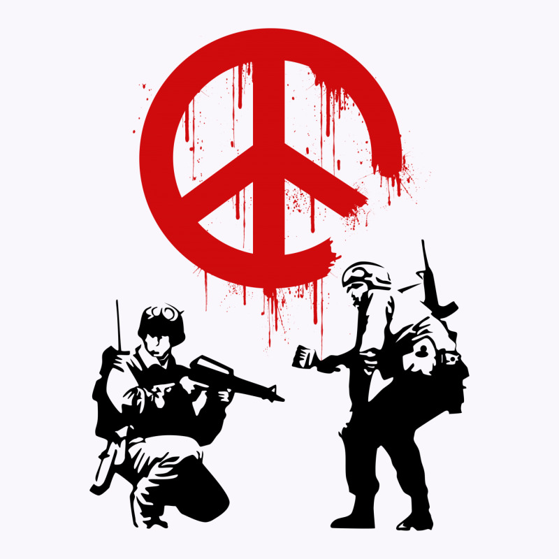 Banksy Peace Tank Top | Artistshot