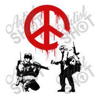 Banksy Peace 3/4 Sleeve Shirt | Artistshot