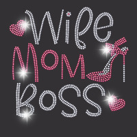 Wife Mom Boss Bling Rhinestone Funny Birthday Party Gift T Shirt Vintage Hoodie | Artistshot