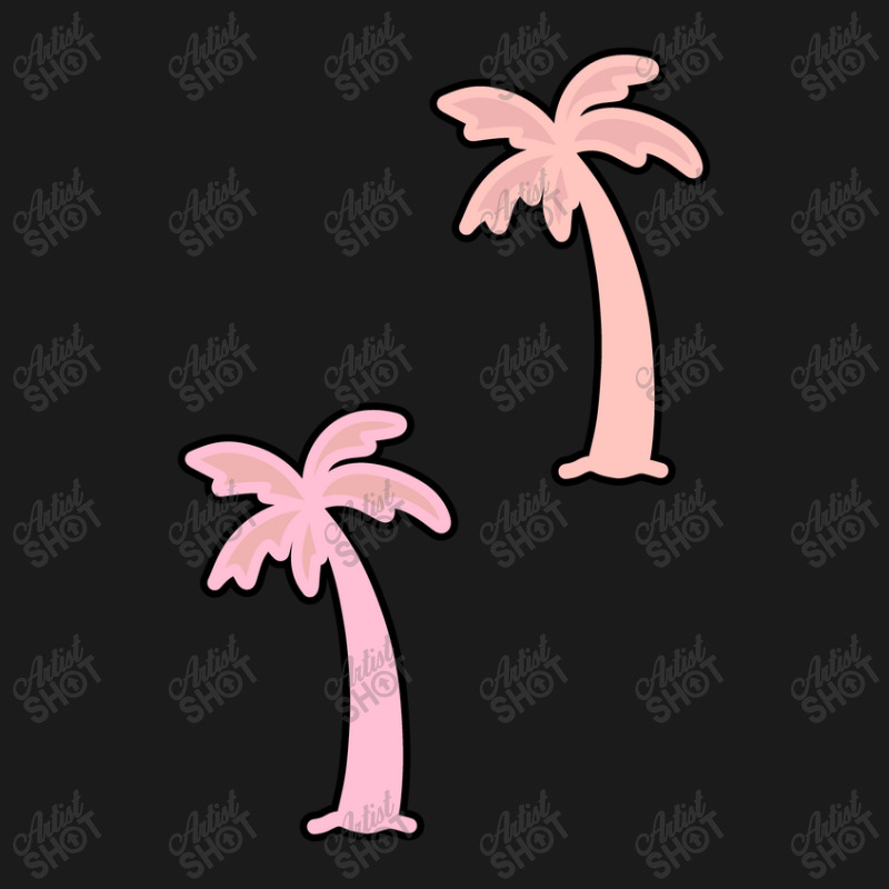 Pink Palm Trees Full-length Apron | Artistshot