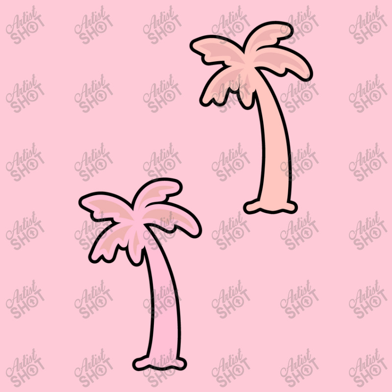 Pink Palm Trees Rectangle Patch | Artistshot