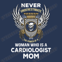 The Power Of A Cardiologist Mom Ladies Denim Jacket | Artistshot