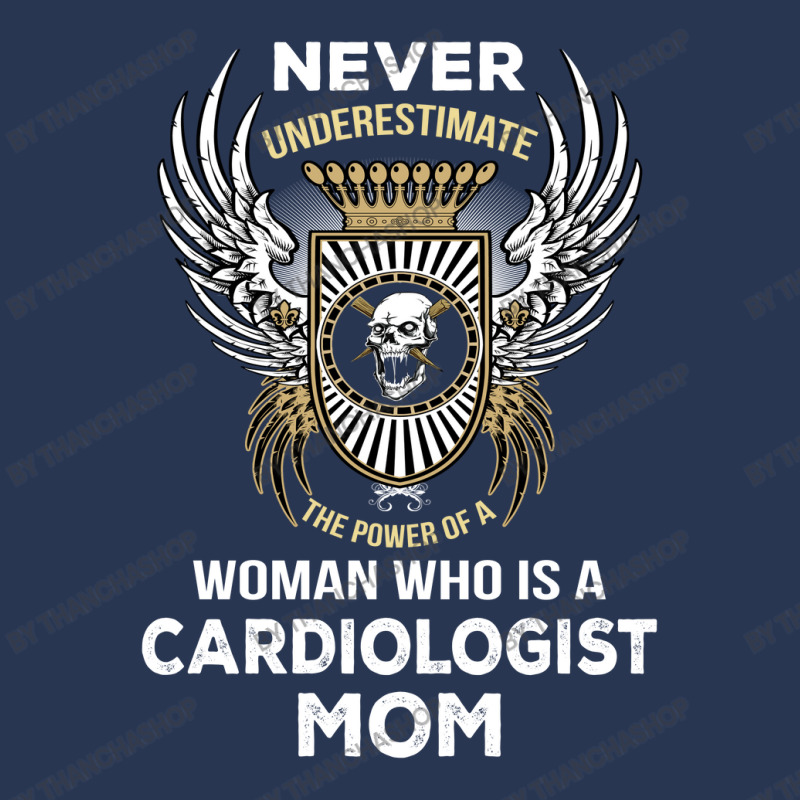 The Power Of A Cardiologist Mom Ladies Denim Jacket by thanchashop | Artistshot