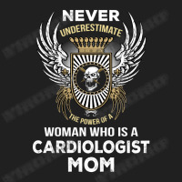 The Power Of A Cardiologist Mom Ladies Polo Shirt | Artistshot