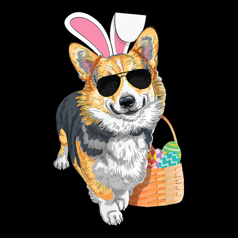 Easter Corgi Black And Tan T Shirt Legging by RosalbaIncorvaia | Artistshot