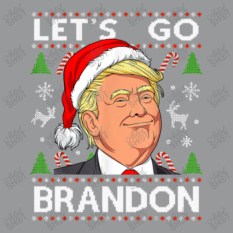 Funny Let's Go Brandon Trump Ugly Christmas Sweater Vintage Crewneck Sweatshirt | Artistshot