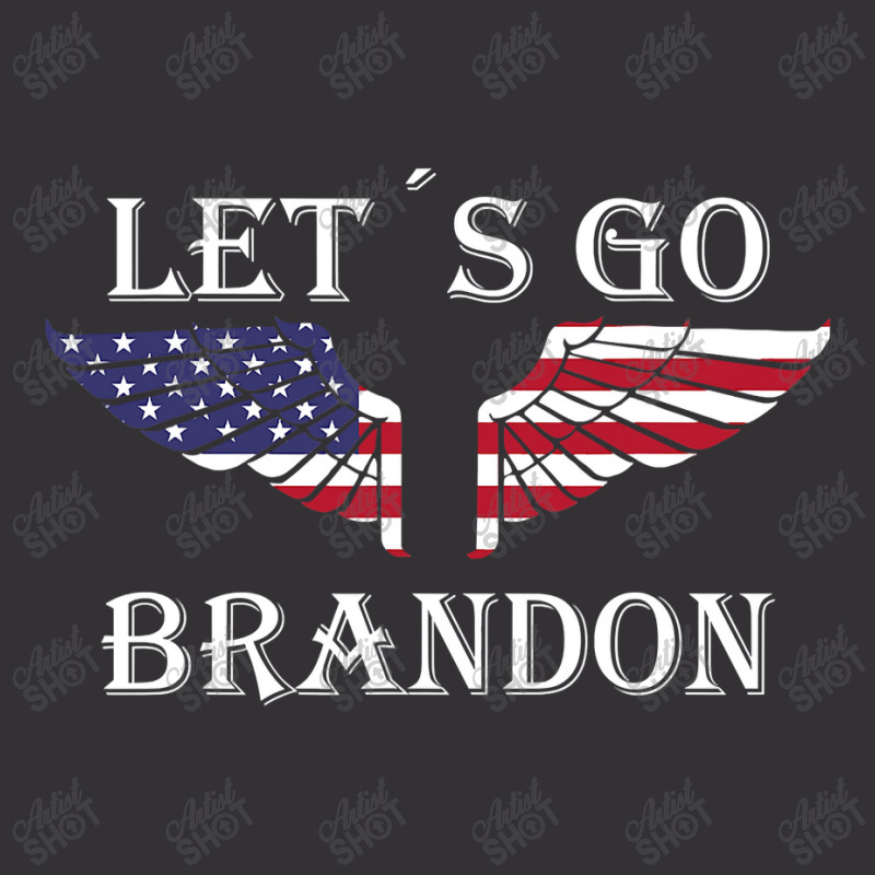 Let´s Go Brandon American Flag Us An.gel Wings Vintage Hoodie | Artistshot