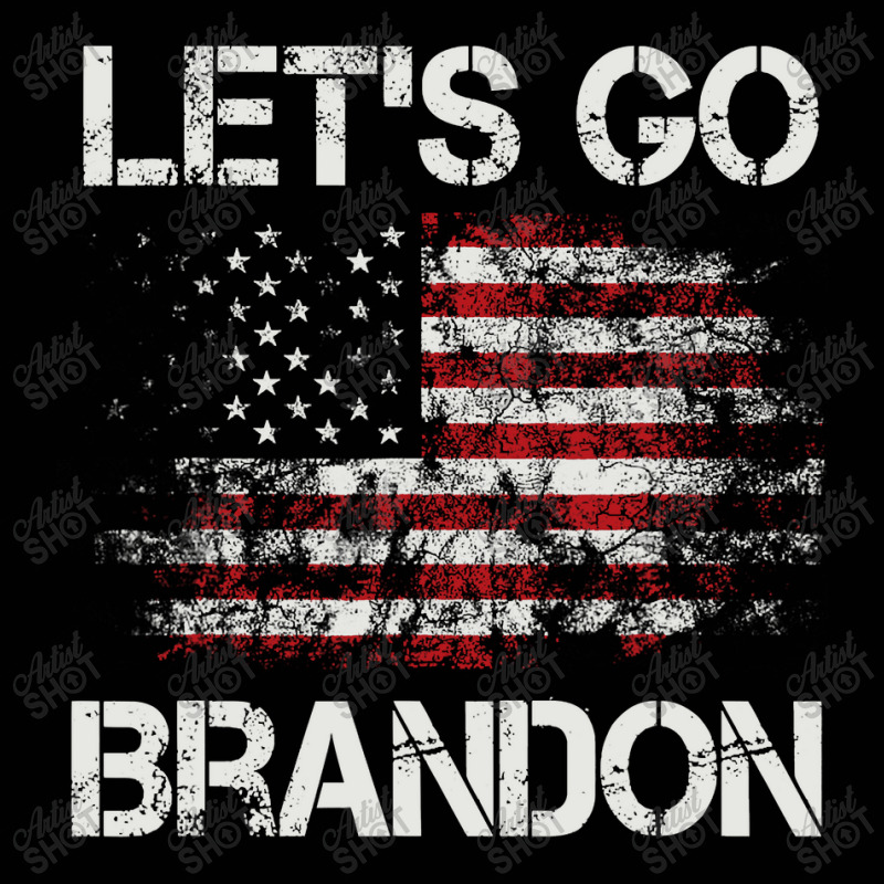 Let's Go Brandon Conservative Anti Liberal Us Flag Toddler 3/4 Sleeve Tee | Artistshot