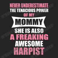 Never Underestimate Mommy Harpist 3/4 Sleeve Shirt | Artistshot